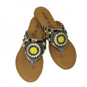 These cute sandals are perfect for fun in the sun. Find this and more at The Twisted Peacock.