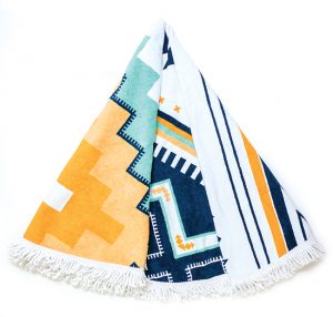 TOWEL - This aztec printed towel is the perfect summer accessory. Don’t let style stop at the swimsuit.